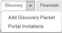 discovery dropdown menu