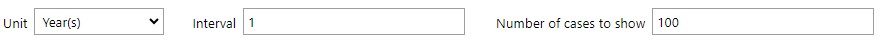 Cases to be Destroyed parameter section