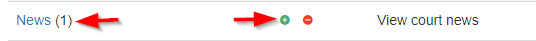 Image of News add button