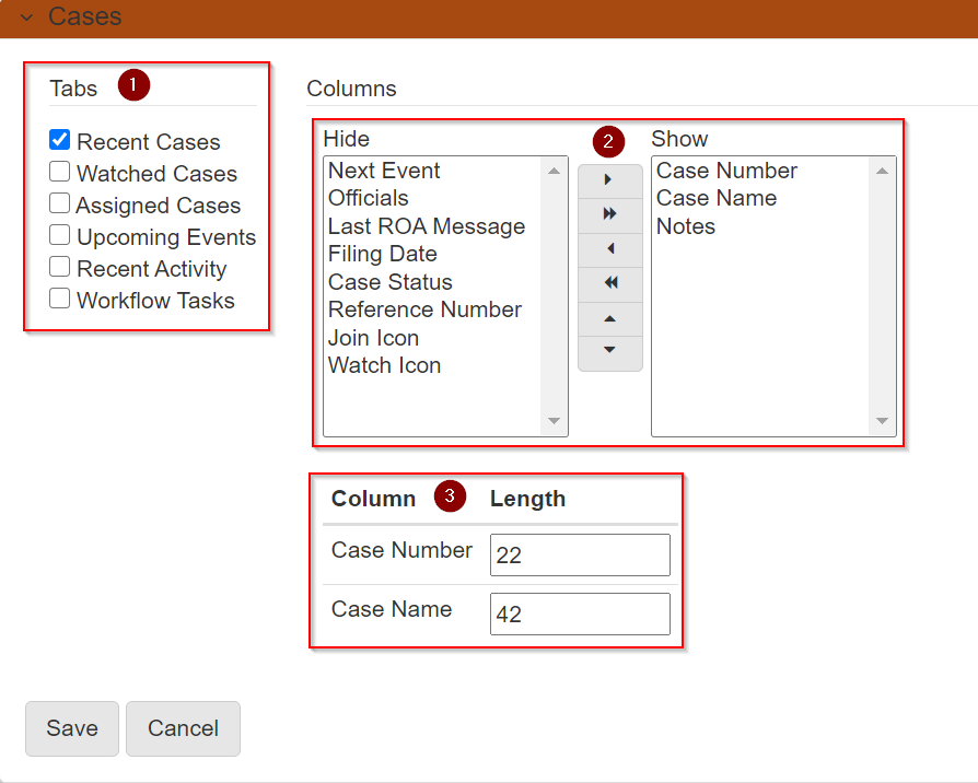 Cases gadget notes