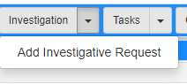 investigation dropdown menu