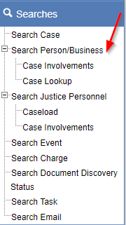 Search Person Business navigation item